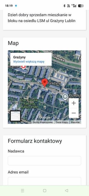 Sprzedam mieszkanie lub zamienię na dom z dopłatą z mojej st