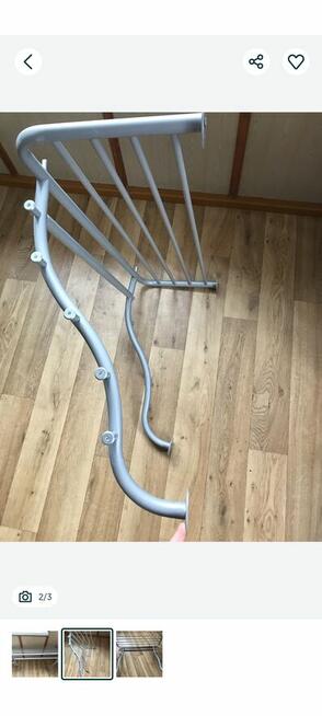 Wieszak metalowy Ikea 90x60x30 cm