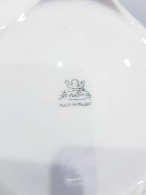 Duża stara porcelanowa misa ZPS Karolina z małym defektem