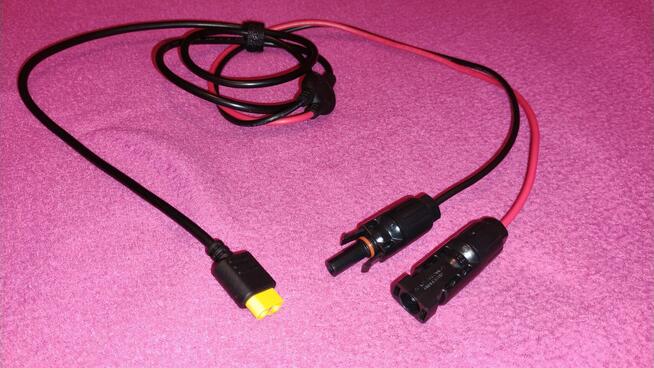 panel słoneczny kabel do ładowania z wtyczką solarną na XT60