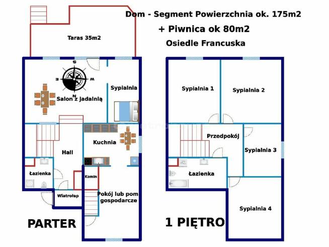 Dom - Segment 175m2 - Osiedle Francuska