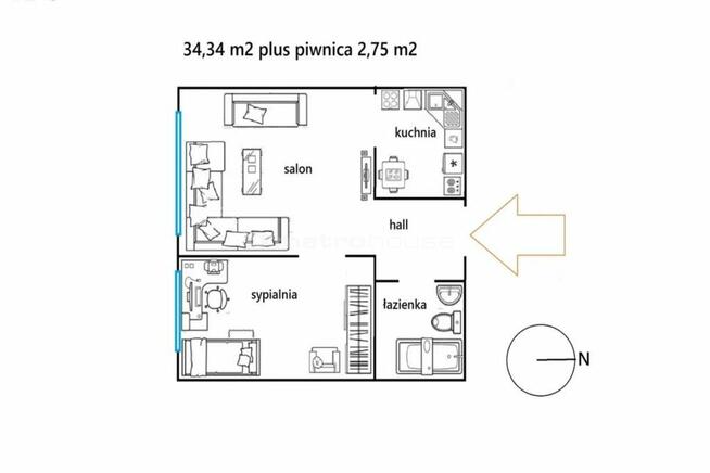 2 pokoje po remoncie / Gotowiec inwestycyjny