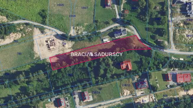 Działka usługowa Balice gm. Zabierzów, Pod Lasem