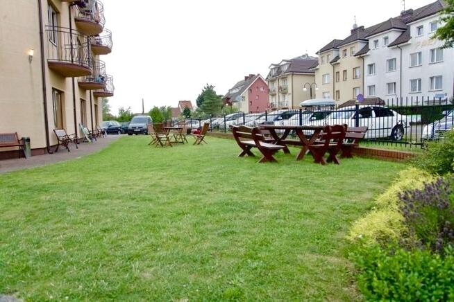 Pensjonat 80 miejsc noclegowych 300 m od morza.