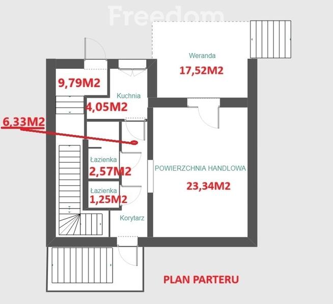 Lokal handlowo-usługowy 110 m2 na wynajem