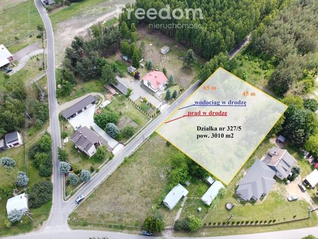 Działka 3010 m2 ze studium uwarunkowań 40zł/m2