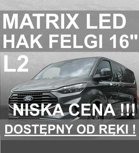 Ford Transit Custom L2 Trend 136KM Matrix Led Hak Felgi 16" Ciemne szyby 1923 zł NiskaCena
