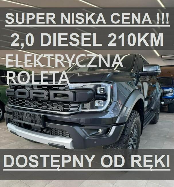 Ford Ranger Raptor Raptor 2,0 diesel 210KM Roleta elektr. super Niska Cena !!! 2962zł