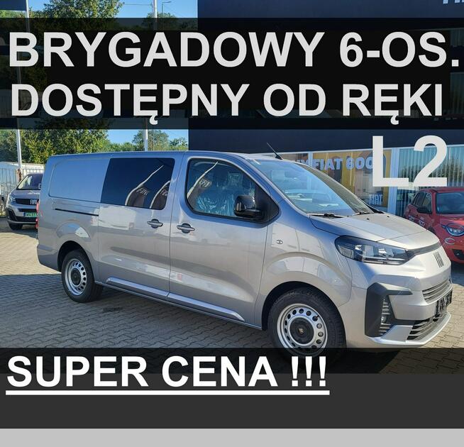 Fiat Scudo Super Niska Cena  L2 144KK 6-osob. Kamera  Od ręki 1588zł