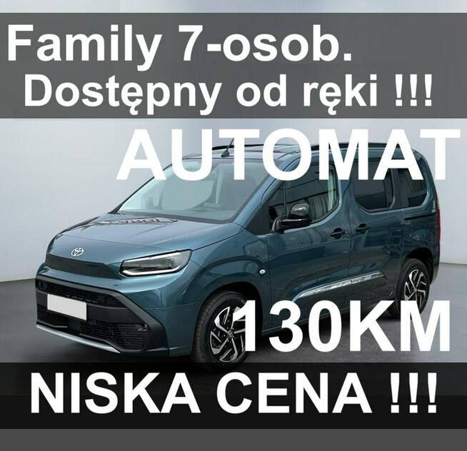 Toyota Proace City Verso L2 Automat 130KM Family 7-os. Kamera Od reki ! Niska Cena 1621 zł