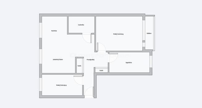 4 pokojowe mieszkanie z balkonem, przy placu zabaw