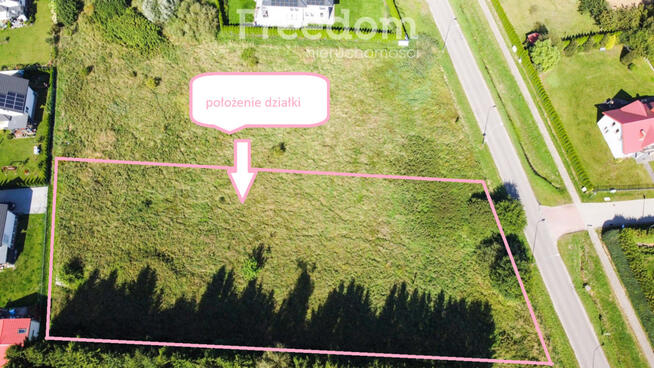 Na sprzedaż działka budowlana Niekanin, pow.3554m2