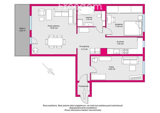 Mieszkanie z cudownym widokiem z okien