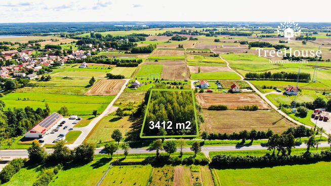 Duża działka budowlana w Pozezdrzu, gm. Węgorzewo.