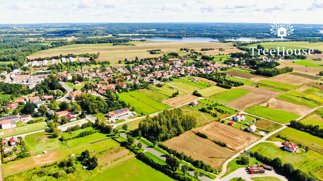 Duża działka budowlana w Pozezdrzu, gm. Węgorzewo.