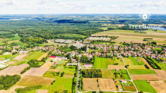 Duża działka budowlana w Pozezdrzu, gm. Węgorzewo.