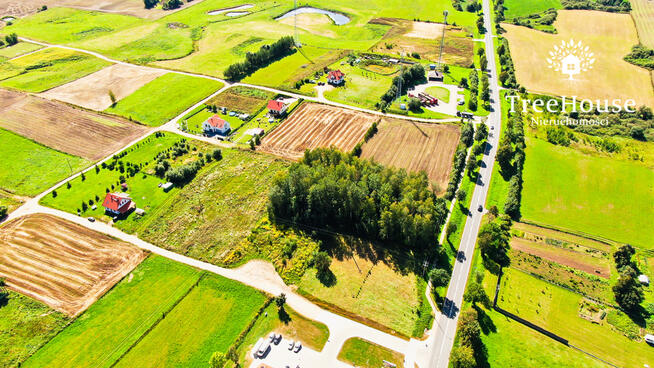 Duża działka budowlana w Pozezdrzu, gm. Węgorzewo.