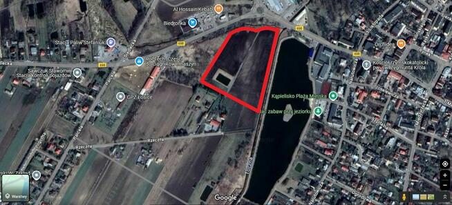 sprzedam działkę 3,54h- Łosice przy jeziorku Dojazd media