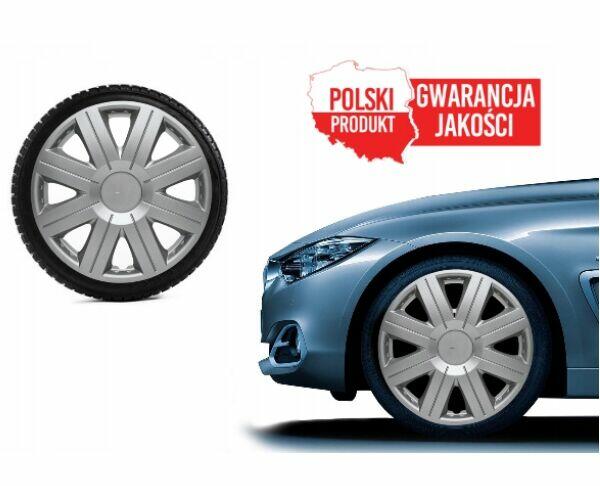 KOŁPAKI 15 SREBRNE
