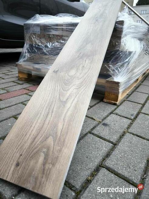 Gres drewnopodobny Taiga Honey matowy 120x20x1 cm