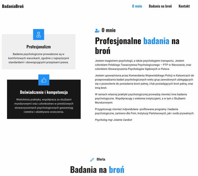 Badania na broń palną - Badania na broń - Śląsk