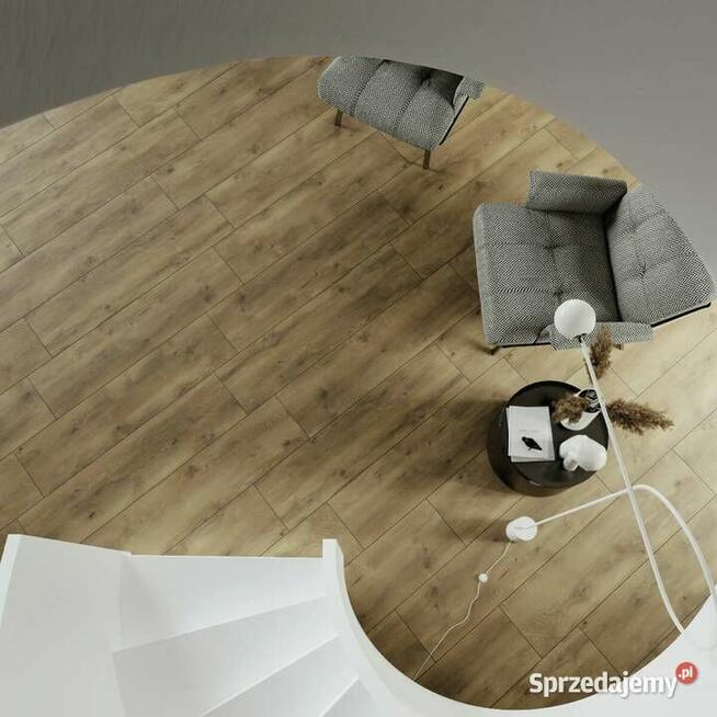 Gres drewnopodobny Taiga Beige matowy 120x20x1 cm