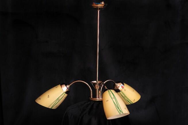 Żyrandol lata 60 New Look Pop-Art Mid-Century Vintage PRL