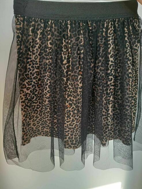 Spódniczka panterka z tiulem 5-6 lat