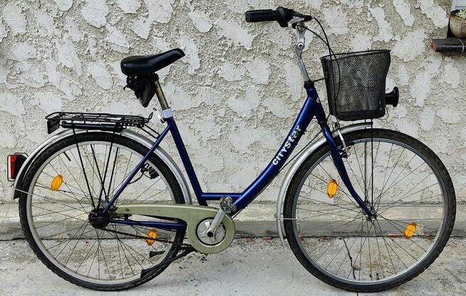 Rower Damski CityStar Koła 28” Kolor Niebieski Stan Bardzo D