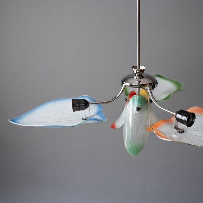 Żyrandol lata 60 New Look Pop-Art Mid-Century Vintage PRL