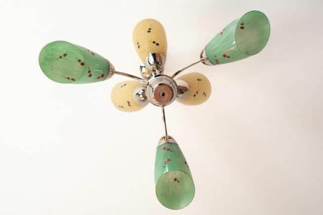 Żyrandol lata 60 New Look Pop-Art Mid-Century Vintage PRL