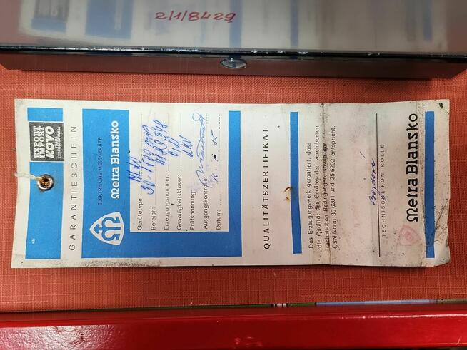 Miliamperomierz przyrząd mierniczy