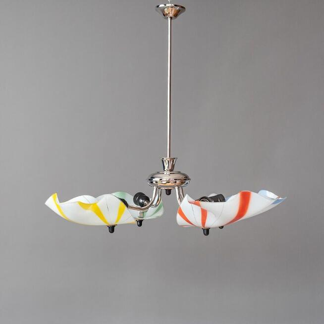 Żyrandol lata 60 New Look Pop-Art Mid-Century Vintage PRL