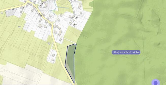 Działka inwestycyjna Rakowo gm. Borne Sulinowo
