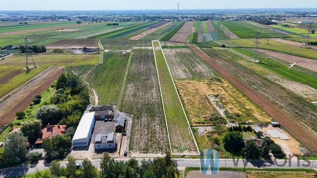 Działka inwestycyjna Pogroszew gm. Ożarów Mazowiecki, Nowowiejska