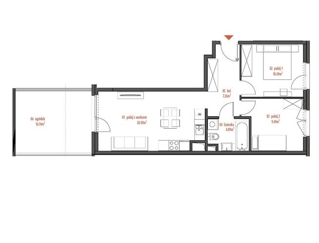 3 pokoje z ogródkiem Kamionek 2026