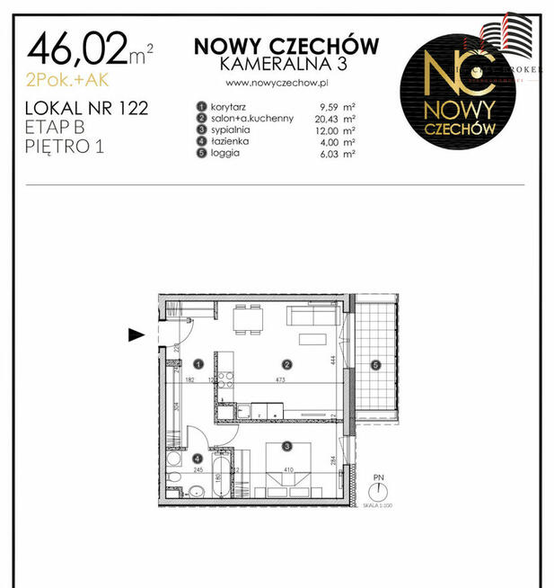 Mieszkanie Lublin Czechów, Kameralna