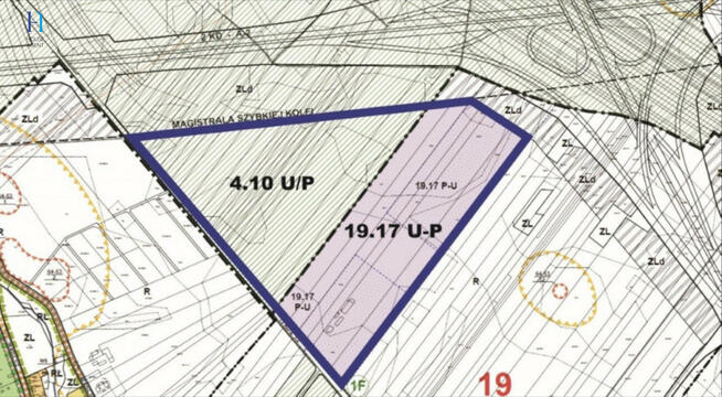 Działka inwestycyjna Stryków,