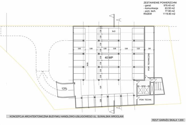 Działka usługowa Wrocław gm. Wrocław-Fabryczna Maślice, Suwalska