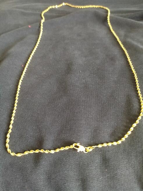 Łańcuszek złoty 18k damski nowy.