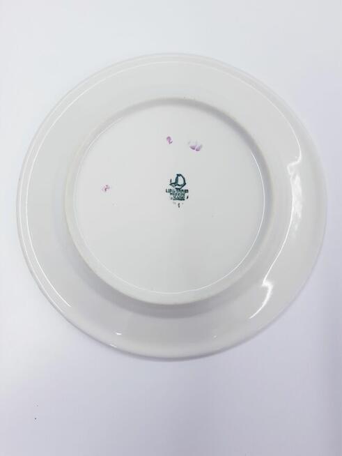 Stary porcelanowy talerz vintage Lubiana