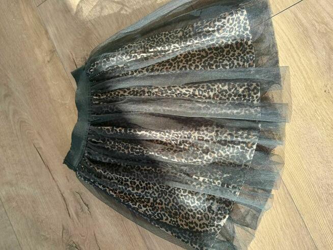 Spódniczka panterka z tiulem 5-6 lat