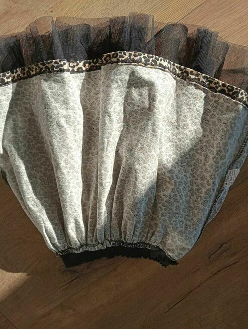 Spódniczka panterka z tiulem 5-6 lat