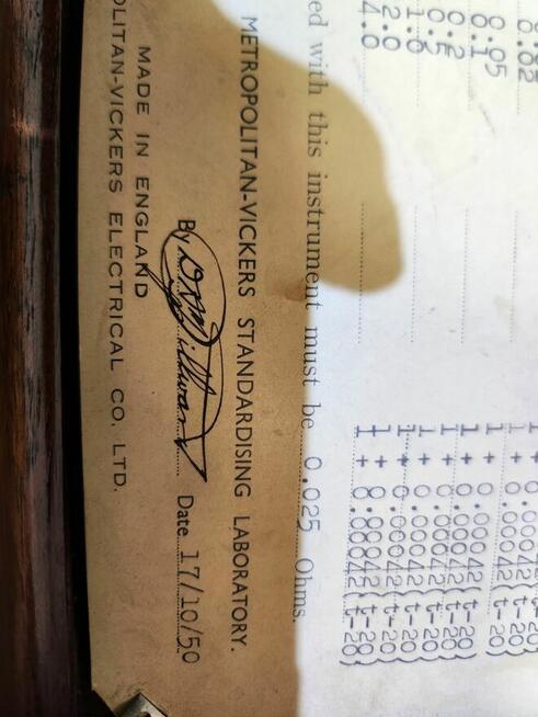 Piękny zabytkowy miernik