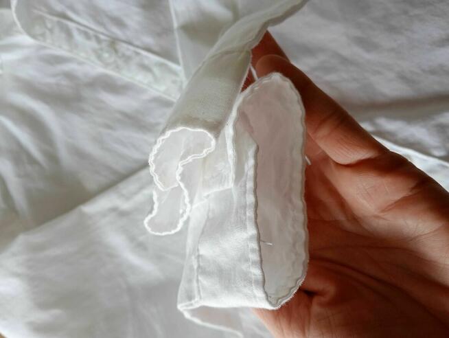 Koszula biała długi rękaw rozm.140