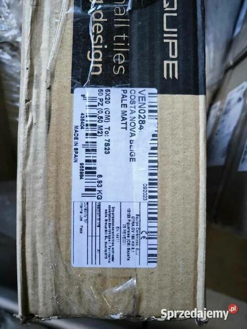 Okazja Costa Nova Beige Pale Matt 5x20 cegiełka ścienna