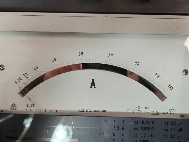 Urządzenie pomiarowe amperomierz
