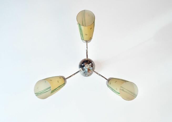 Żyrandol lata 60 New Look Pop-Art Mid-Century Vintage PRL