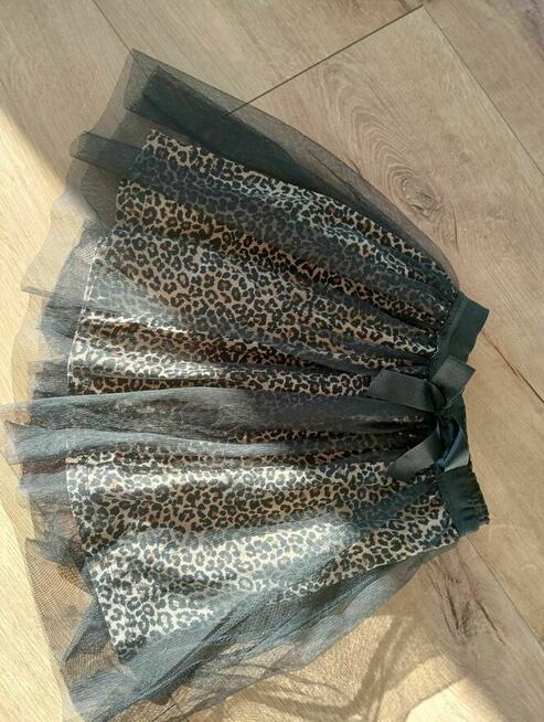 Spódniczka panterka z tiulem 5-6 lat