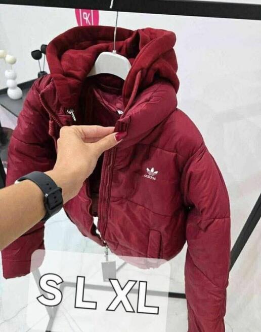 Kurtka Damska Bordowa Jesień